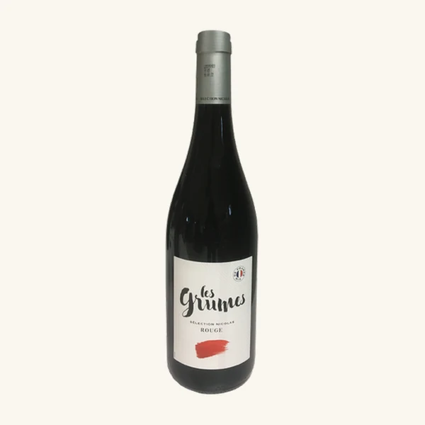 Vin rouge Les Grumes, sélection Nicolas, 75 cl